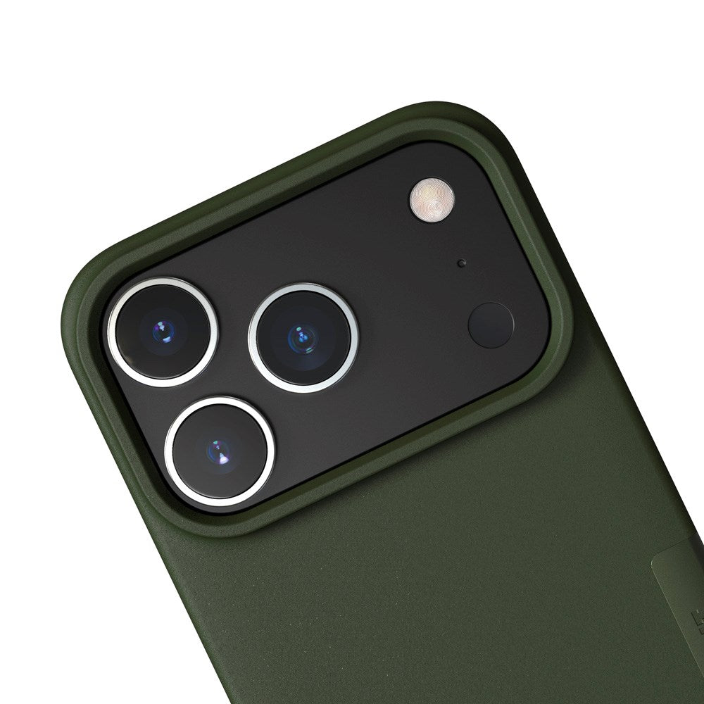 Nudient Thin Case iPhone 17 Pro Cover - MagSafe Kompatibel - Pine Green
