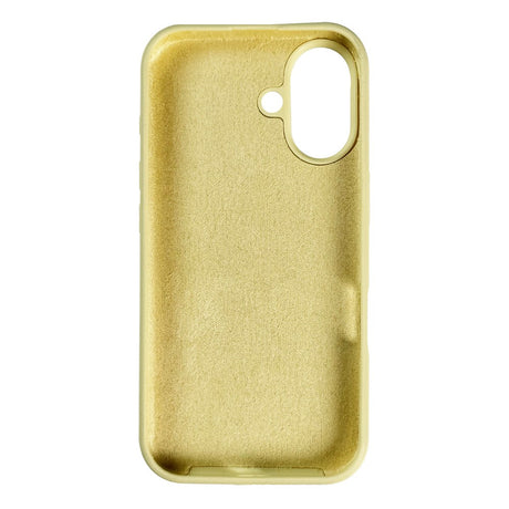 Nudient Base Silicone iPhone 16 Cover - Pale Yellow