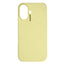 Nudient Base Silicone iPhone 16 Cover - Pale Yellow