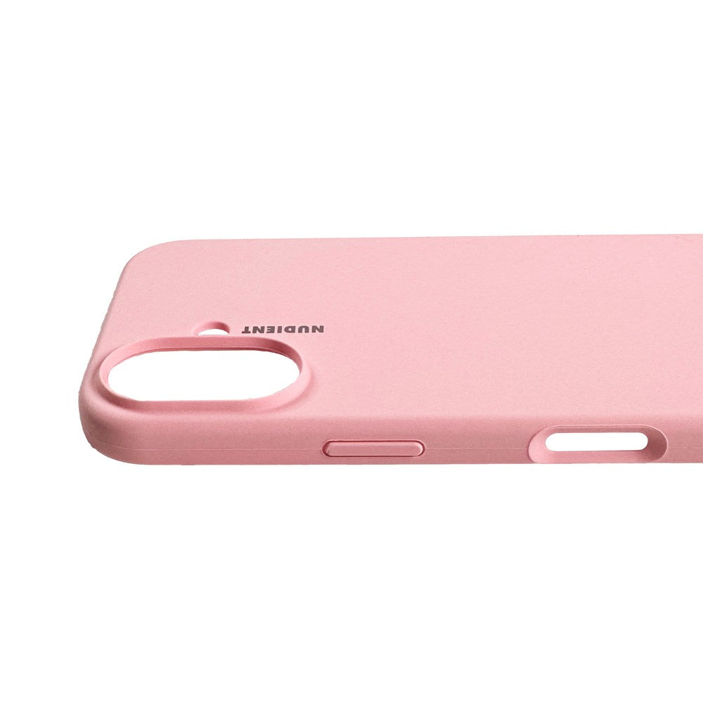 Nudient Base Silicone iPhone 16 Cover - Baby Pink