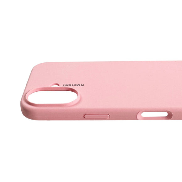 Nudient Base Silicone iPhone 16 Cover - Baby Pink