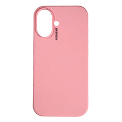 Nudient Base Silicone iPhone 16 Cover - Baby Pink