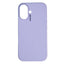 Nudient Base Silicone iPhone 16 Cover - Soft Purple