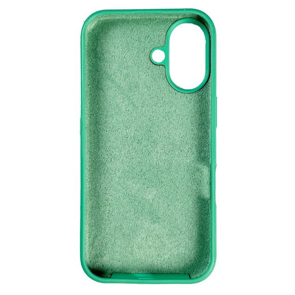 Nudient Base Silicone iPhone 16 Cover - Mint Green
