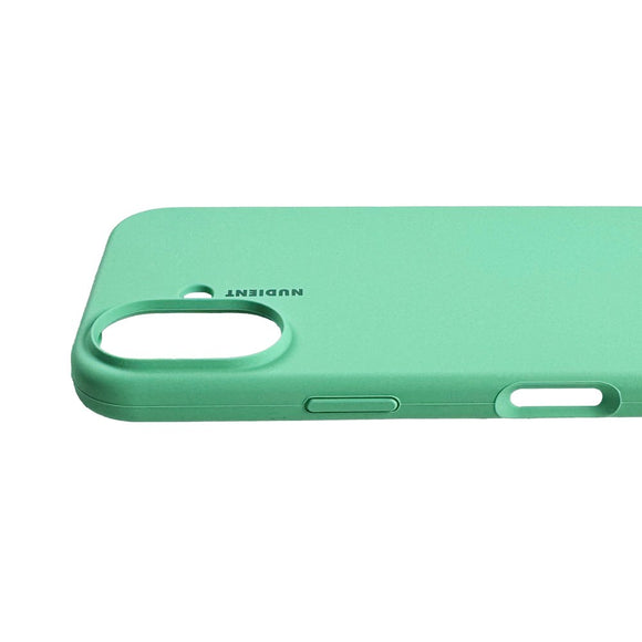 Nudient Base Silicone iPhone 16 Cover - Mint Green