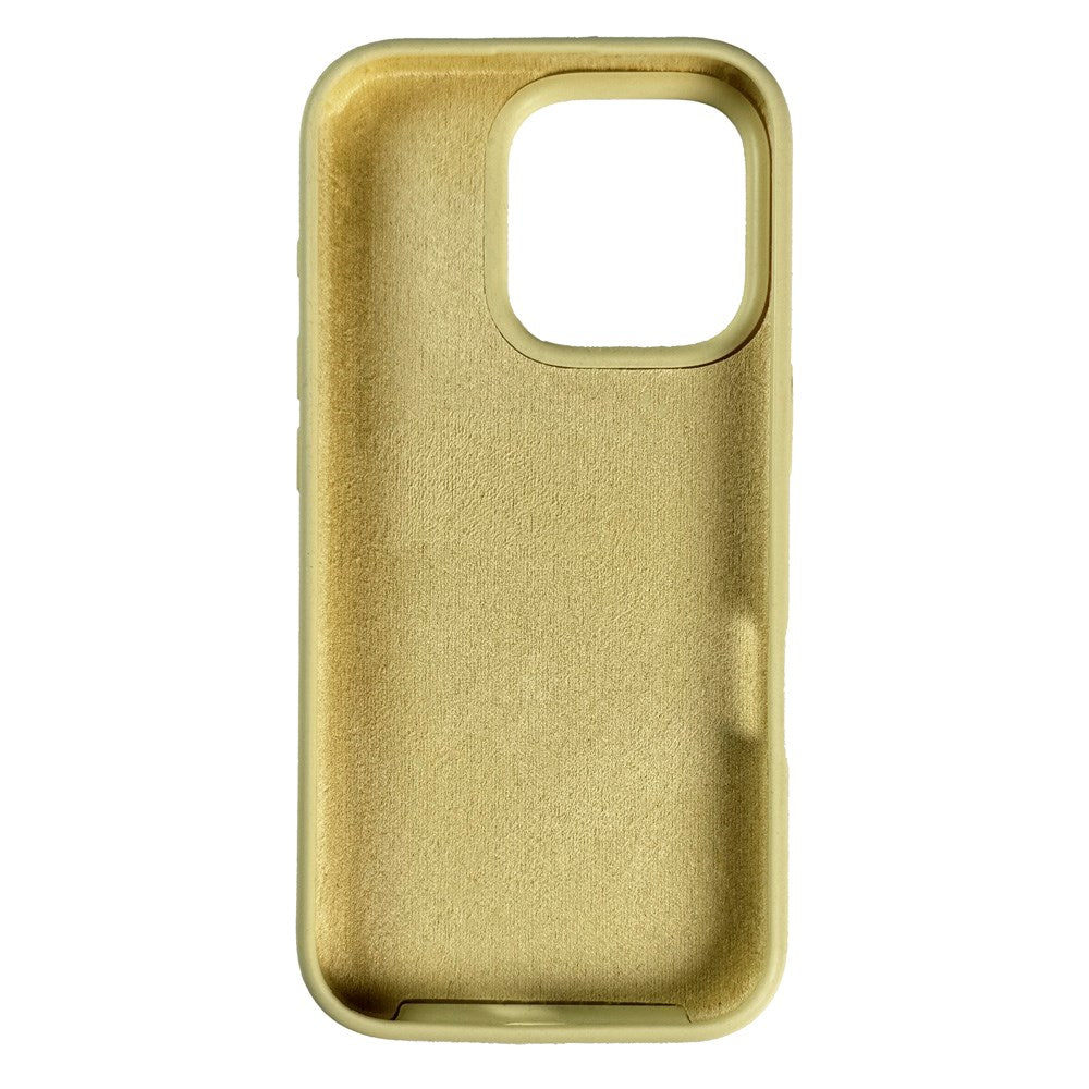 Nudient Base Silicone iPhone 16 Pro Cover - Pale Yellow