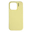 Nudient Base Silicone iPhone 16 Pro Cover - Pale Yellow