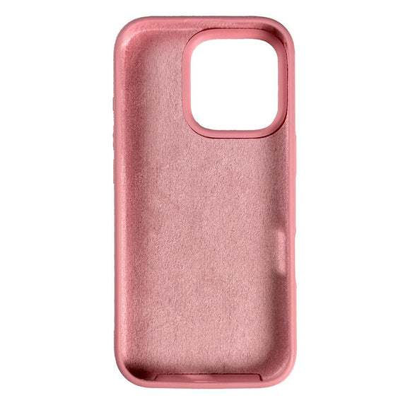 Nudient Base Silicone iPhone 16 Pro Cover - Baby Pink