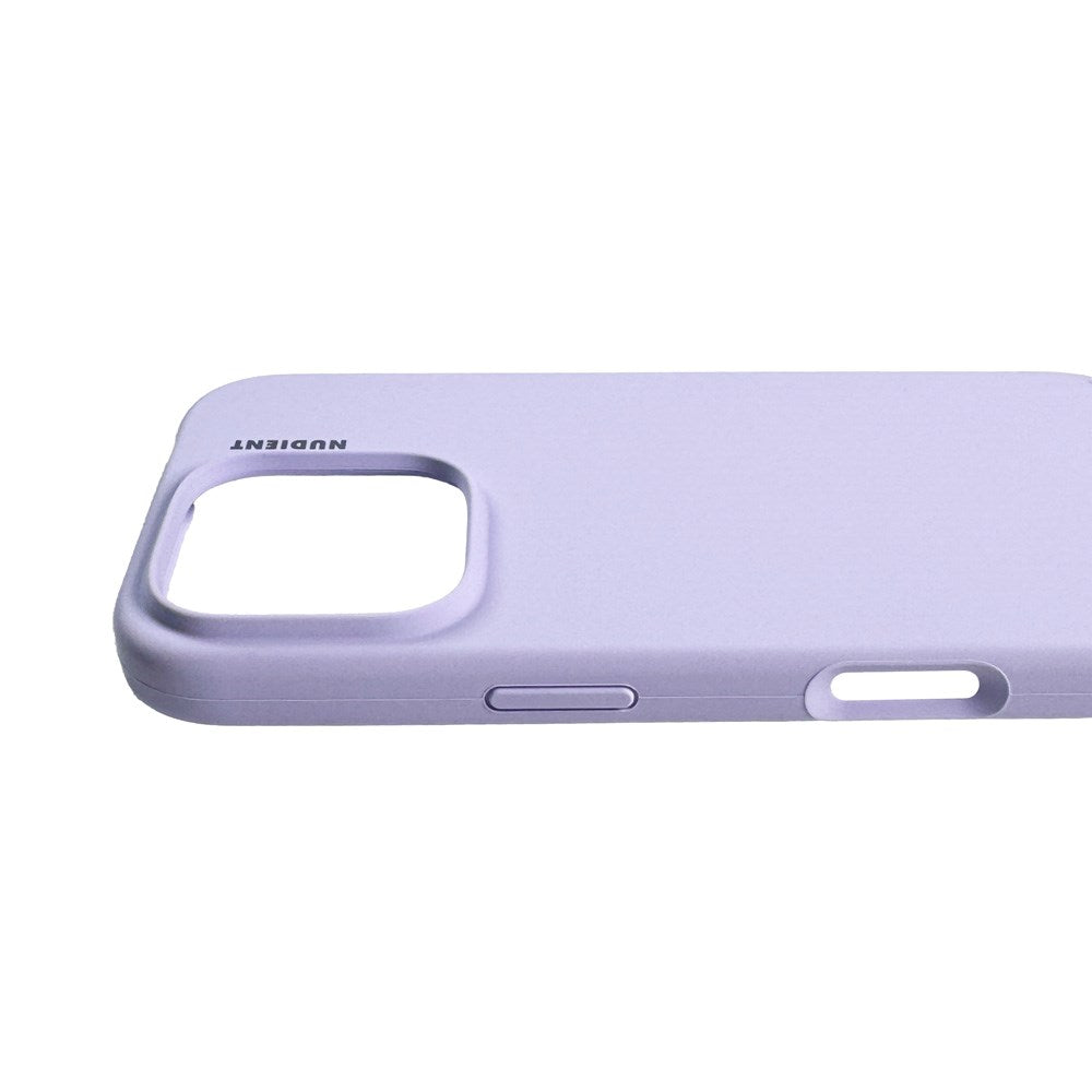 Nudient Base Silicone iPhone 16 Pro Cover - Soft Purple