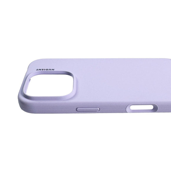 Nudient Base Silicone iPhone 16 Pro Cover - Soft Purple