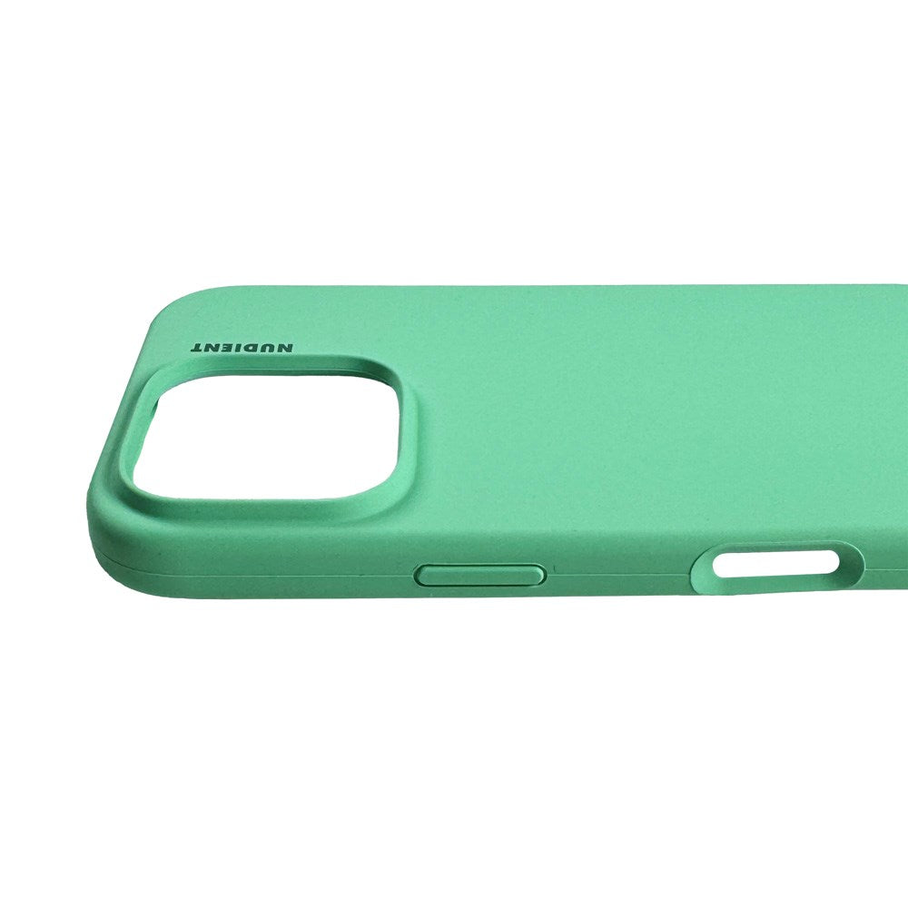 Nudient Base Silicone iPhone 16 Pro Cover - Mint Green