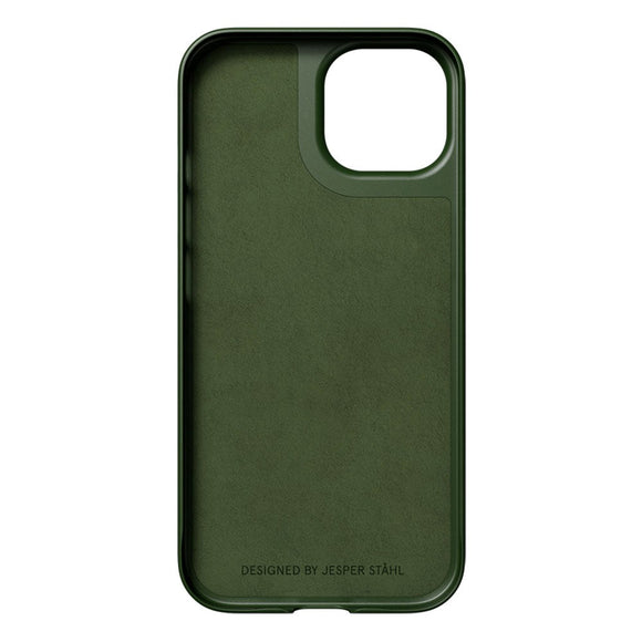 Nudient Thin Case iPhone 15 Cover - MagSafe Kompatibel - Pine Green