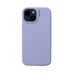 Nudient Base Silicone iPhone 15 Cover - Soft Purple
