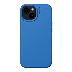 Nudient Base Silicone iPhone 15 Cover - Vibrant Blue