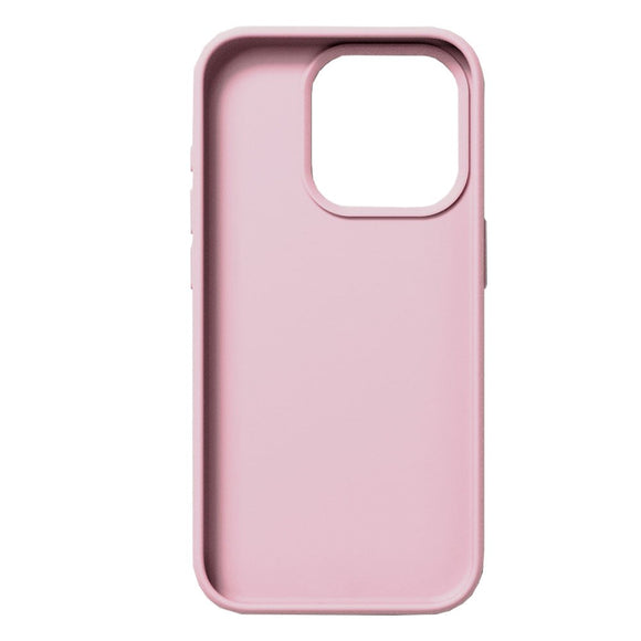 Nudient Base Silicone iPhone 15 Pro Cover - Baby Pink