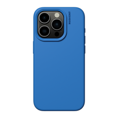 Nudient Base Silicone iPhone 15 Pro Cover - Vibrant Blue