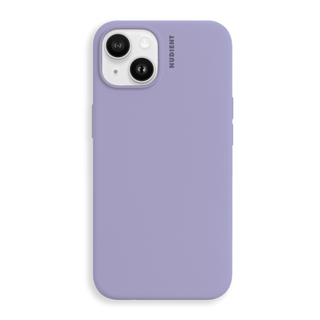 Nudient Base Silicone iPhone 14 Cover - Soft Purple
