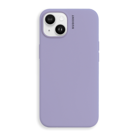 Nudient Base Silicone iPhone 14 Cover - Soft Purple