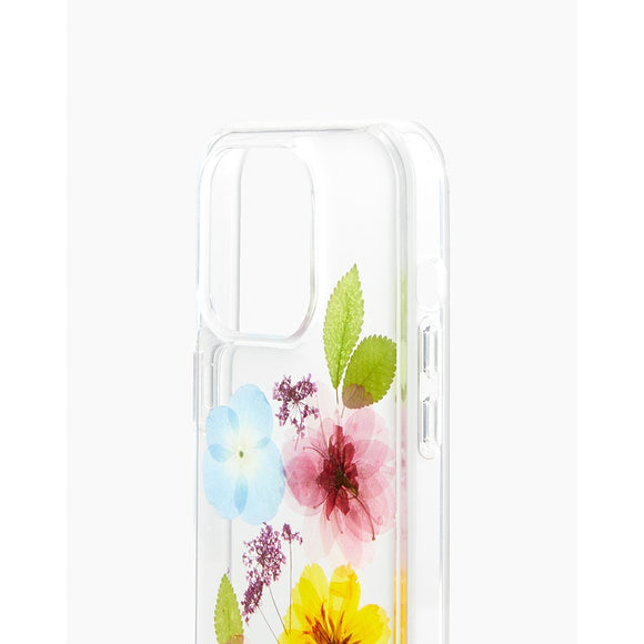 iDeal Of Sweden iPhone 14 Pro Clear Case - Summer Blossom