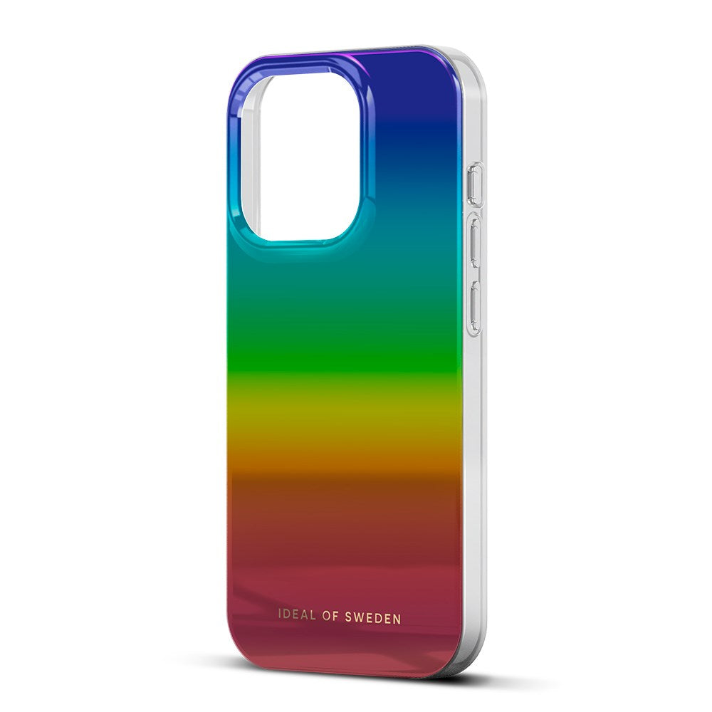 iDeal Of Sweden iPhone 14 Pro Mirror Case - Rainbow