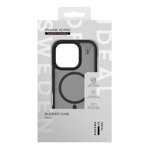 iDeal Of Sweden iPhone 16 Pro Ideal Bumper Case - MagSafe Kompatibel - Black