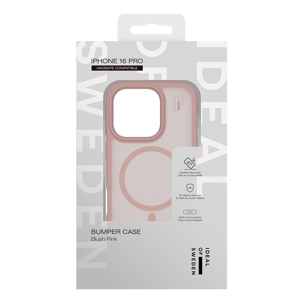 iDeal Of Sweden iPhone 16 Pro Ideal Bumper Case - MagSafe Kompatibel - Blush Pink