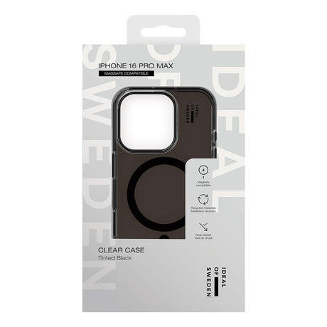iDeal Of Sweden iPhone 16 Pro Max Clear Case - MagSafe Kompatibel - Tinted Black