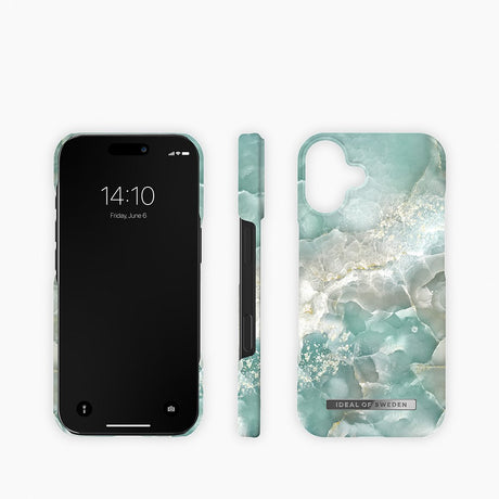 iDeal Of Sweden iPhone 16 Fashion Case - MagSafe Kompatibel - Azura Marble