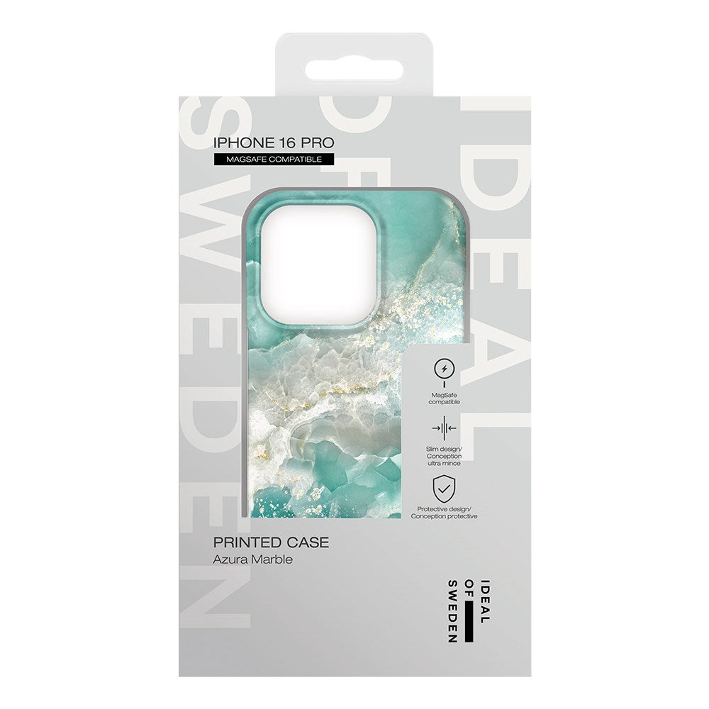 iDeal Of Sweden iPhone 16 Pro Fashion Case - MagSafe Kompatibel - Azura Marble