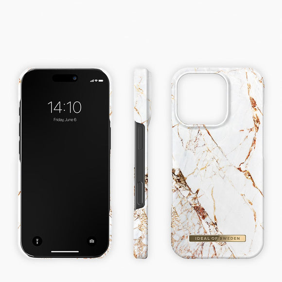 iDeal Of Sweden iPhone 16 Pro Fashion Case - MagSafe Kompatibel - Carrara Gold