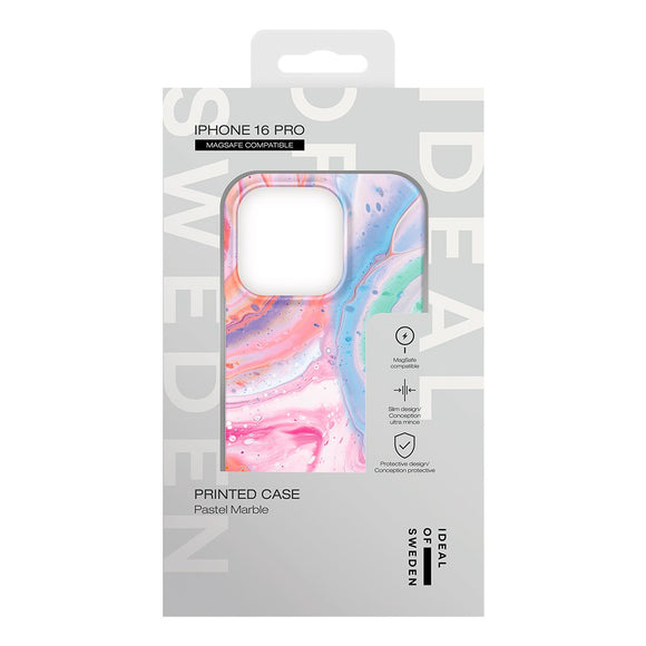 iDeal Of Sweden iPhone 16 Pro Fashion Case - MagSafe Kompatibel - Pastel Marble