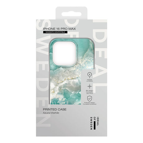 iDeal Of Sweden iPhone 16 Pro Max Fashion Case - MagSafe Kompatibel - Azura Marble