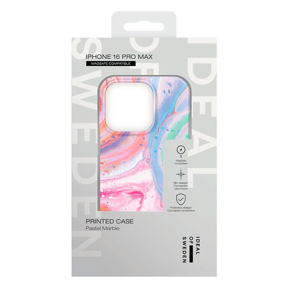 iDeal Of Sweden iPhone 16 Pro Max Fashion Case - MagSafe Kompatibel - Pastel Marble