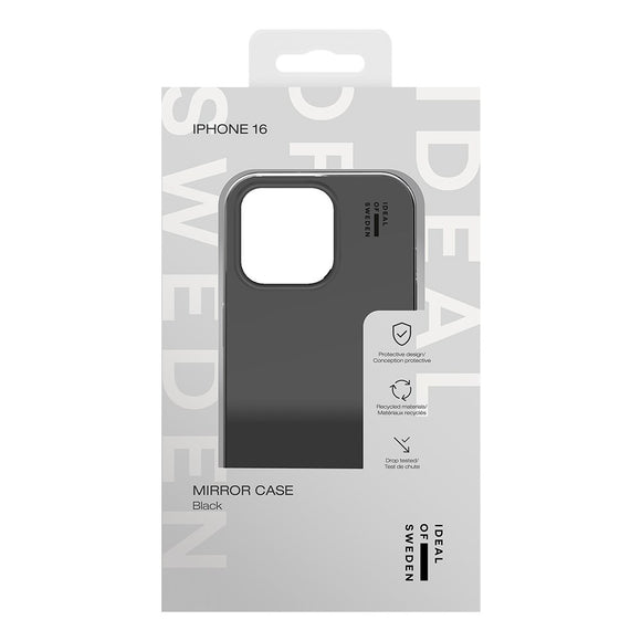 iDeal Of Sweden iPhone 16 Mirror Case - Mirror Black