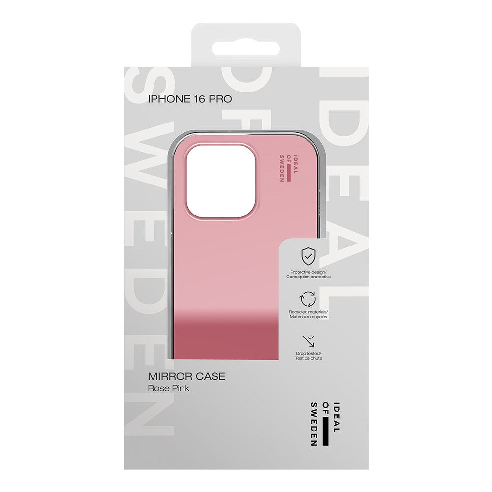 iDeal Of Sweden iPhone 16 Pro Mirror Case - Mirror Rose Pink