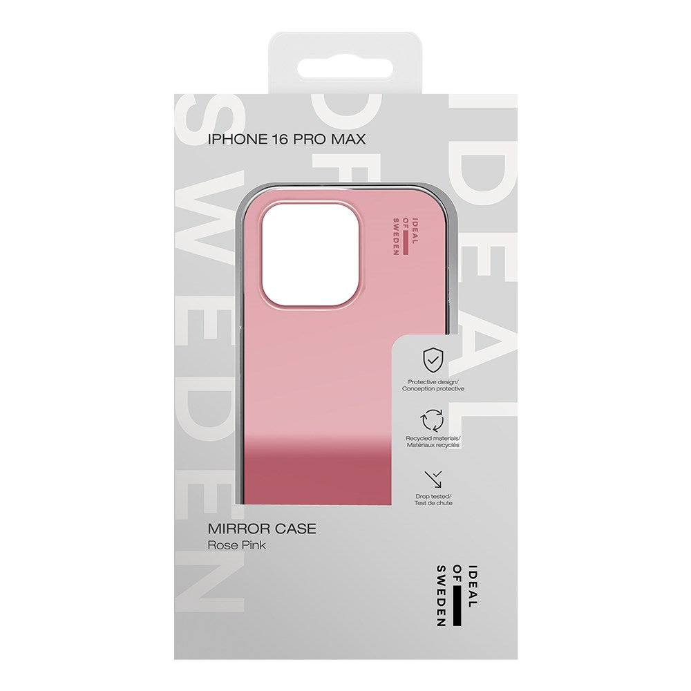 iDeal Of Sweden iPhone 16 Pro Max Mirror Case - Mirror Rose Pink