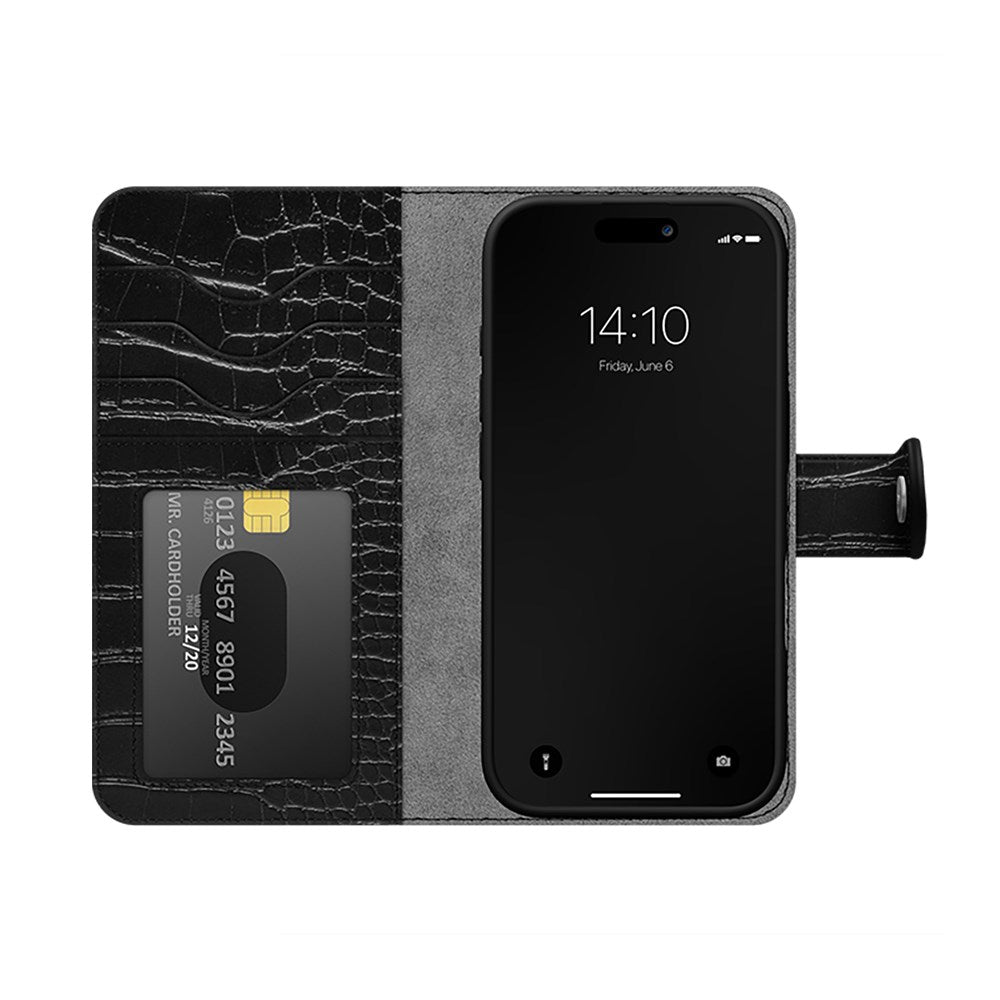 iDeal Of Sweden iPhone 16 Pro Magnet Wallet+ - Croco