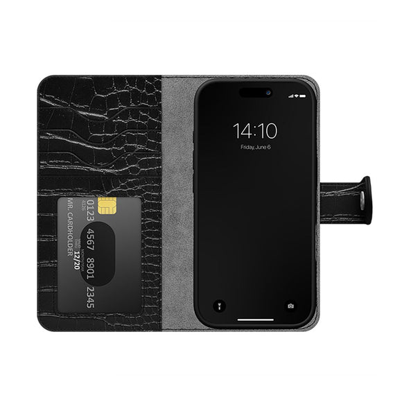 iDeal Of Sweden iPhone 16 Pro Magnet Wallet+ - Croco
