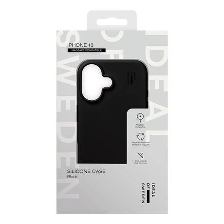 iDeal Of Sweden iPhone 16 Silicone Case - MagSafe Kompatibel - Black