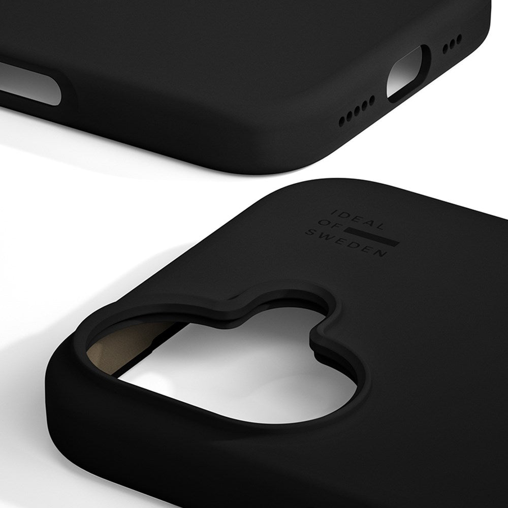 iDeal Of Sweden iPhone 16 Silicone Case - MagSafe Kompatibel - Black