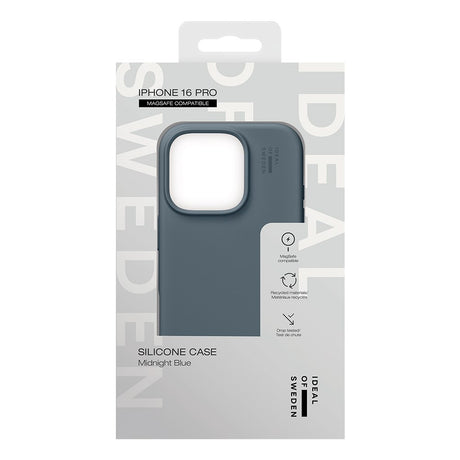 iDeal Of Sweden iPhone 16 Pro Silicone Case - MagSafe Kompatibel - Midnight Blue