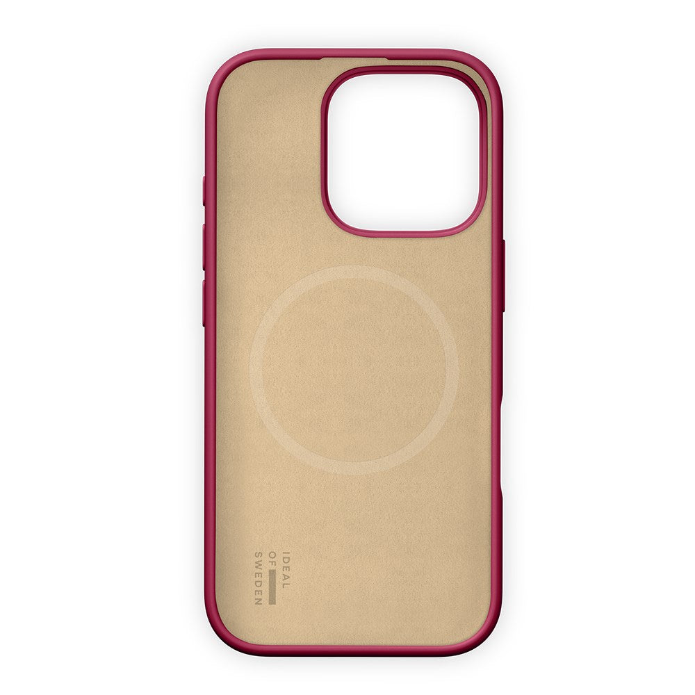 iDeal Of Sweden iPhone 16 Pro Silicone Case - MagSafe Kompatibel - Cranberry