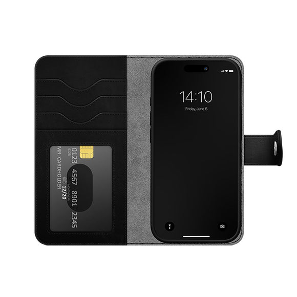 iDeal Of Sweden iPhone 16 Pro Max Magnet Wallet+ - Black