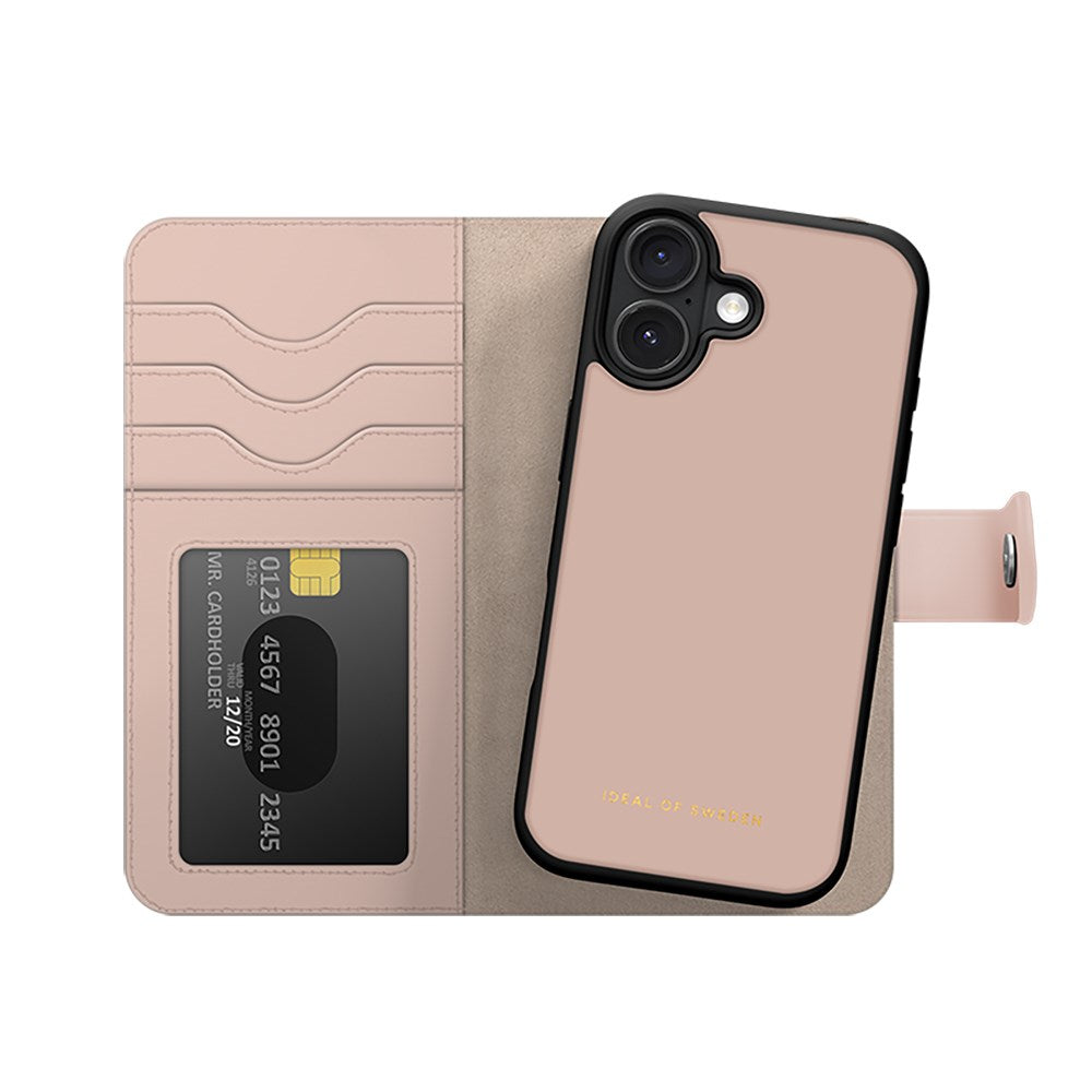 iDeal Of Sweden iPhone 16 Magnet Wallet+ - Pink