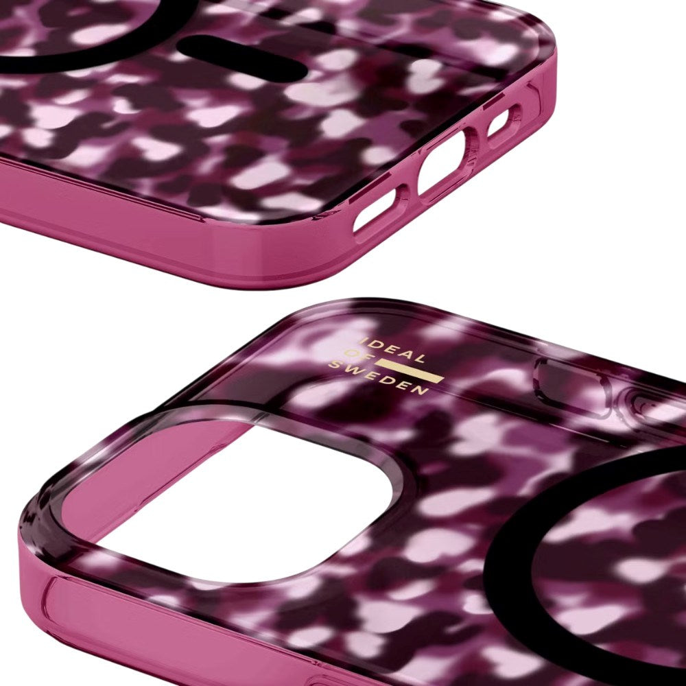 iPhone 17e / 16e / 15 / 14 / 13 iDeal Of Sweden Clear Case - MagSafe Kompatibel - Cherry Crush