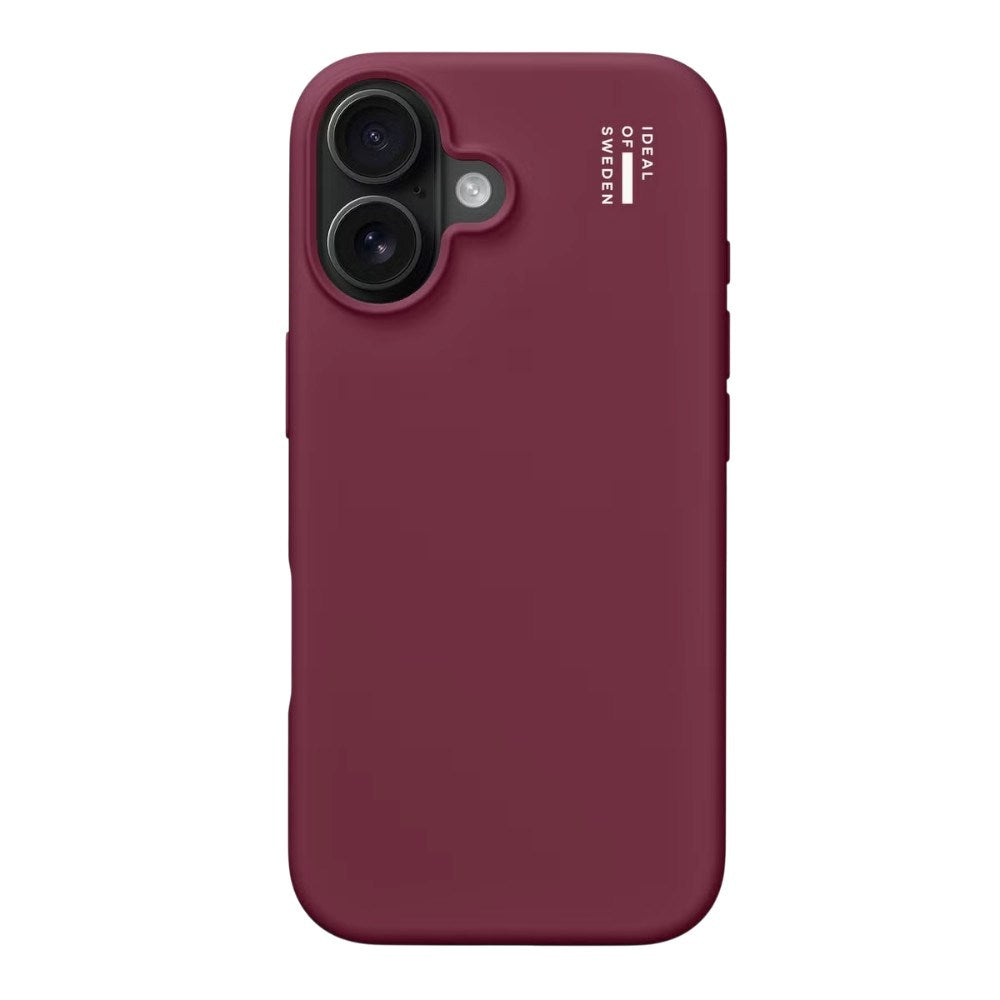 iPhone 16 iDeal Of Sweden Silicone Case - MagSafe Kompatibel - Fine Wine