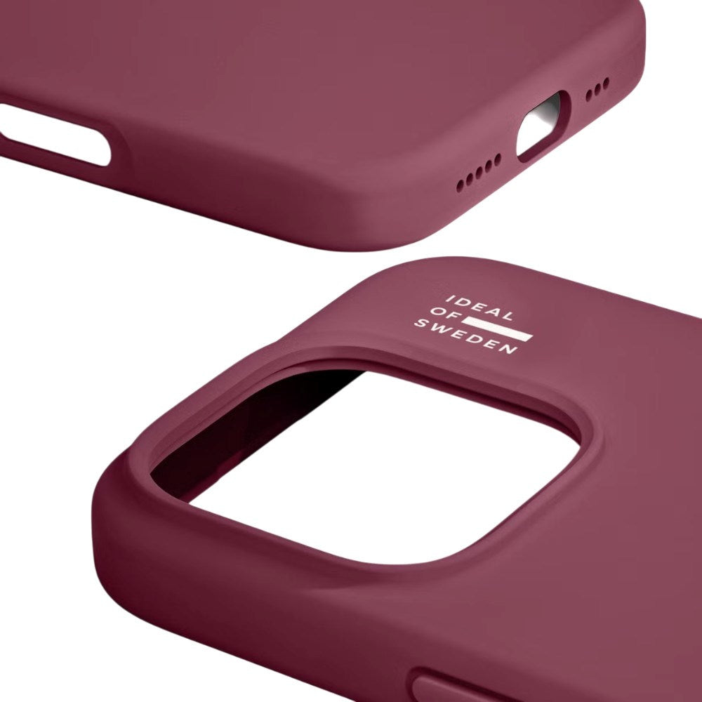 iPhone 16 Pro iDeal Of Sweden Silicone Case - MagSafe Kompatibel - Fine Wine