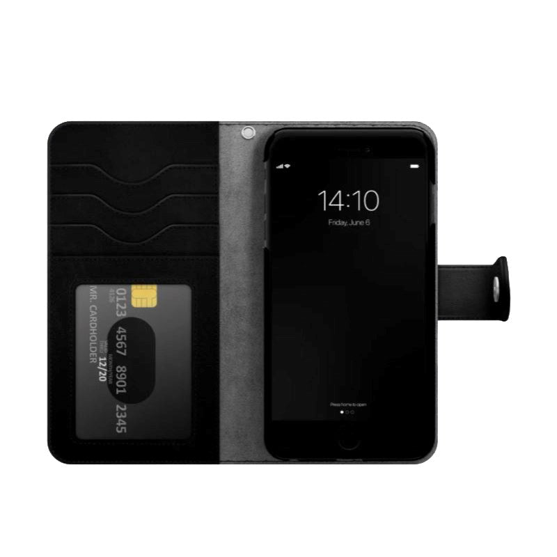 iDeal Of Sweden iPhone SE (2022 / 2020) / 8 / 7 / 6s / 6 Magnet Wallet+ Cover - Sort