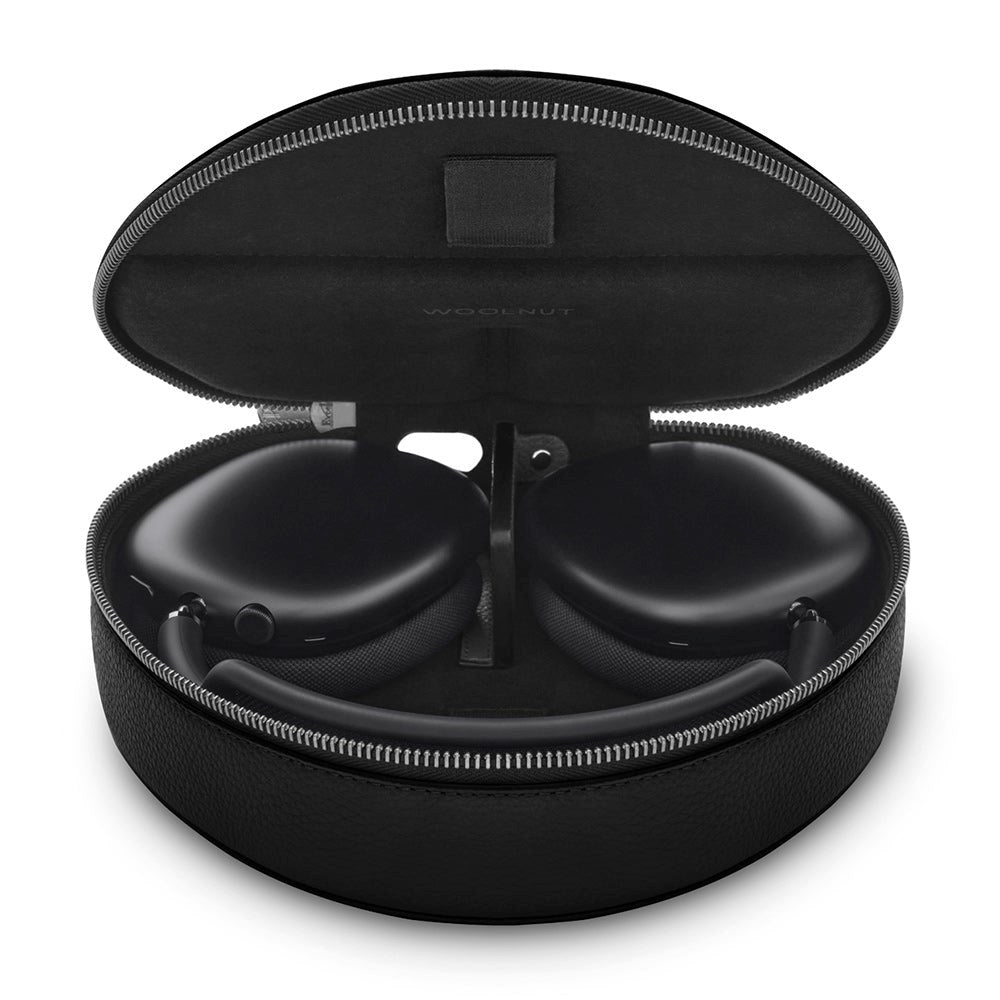 Woolnut AirPods Max / Max 2 Læder Case - Sort