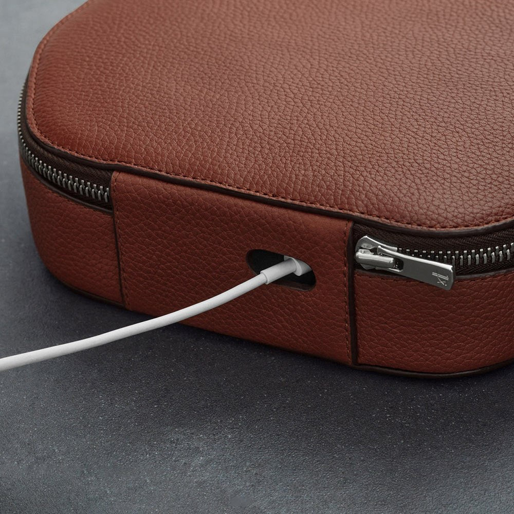 Woolnut AirPods Max / Max 2 Læder Case - Brun